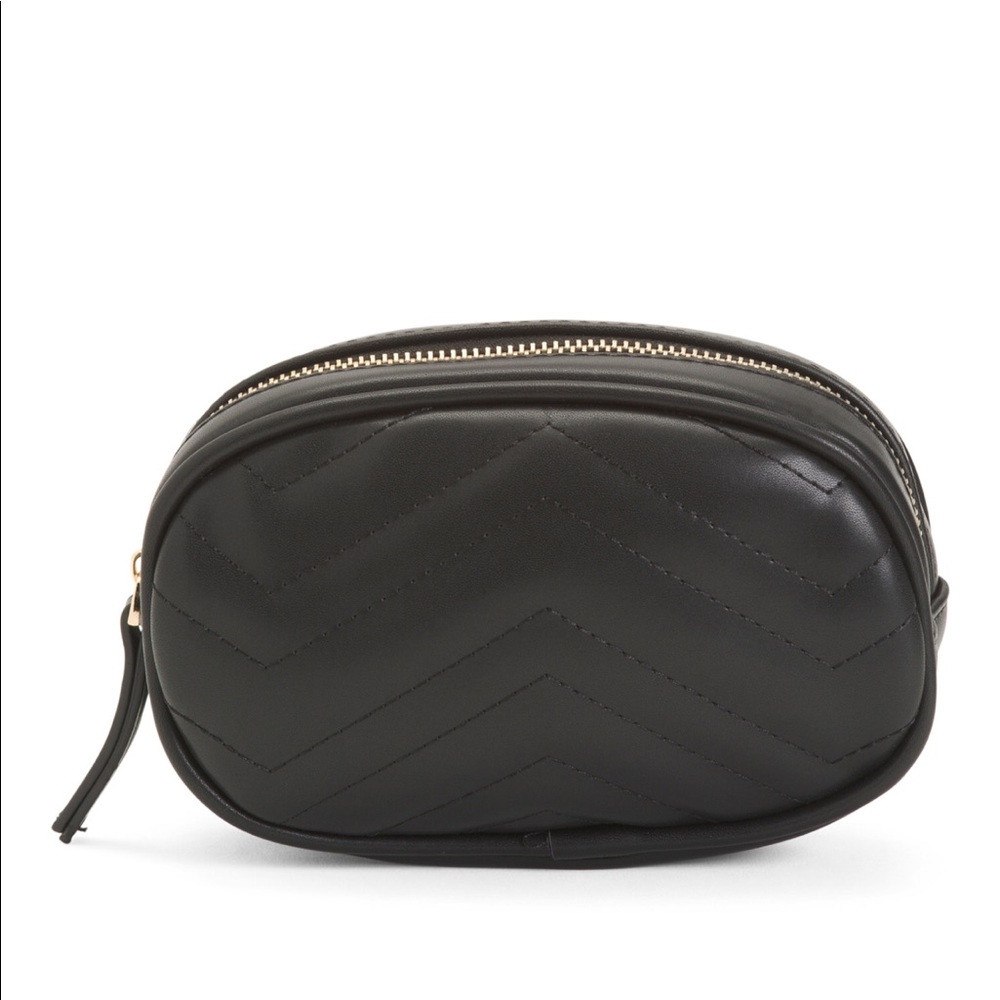 Chevron Quilted Belt Bag